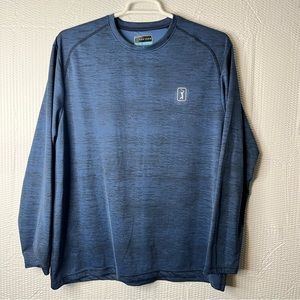 PGA Tour 100% Polyester Crew Neck Golf Shirt Size XL